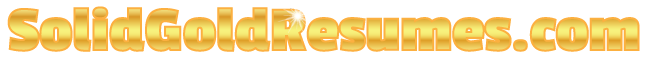 SolidGoldResumes.com Logo